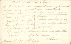 CPA Fantaisie Fer a cheval Bonne annee