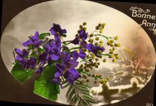 CPA Fantaisie Fleurs