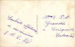 CPA Fantaisie Bonne annee