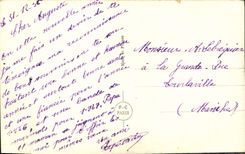 CPA Fantaisie Femme Fer a cheval