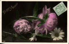 CPA Fantaisie Fleurs