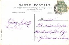 CPA Fantaisie Fleurs Bonne annee