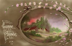 CPA Fantaisie Bonne annee