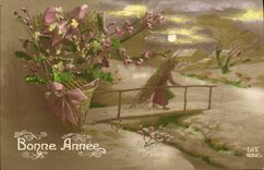 CPA Fantaisie Bonne annee