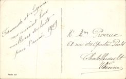 CPA Fantaisie Bonne Annee Fleurs