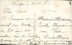 VINTAGE POSTCARD Fantaisie Woman stamps Tunisia