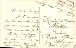 CPA Fantaisie Bonne annee