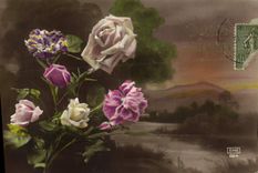 CPA Fantaisie Fleurs