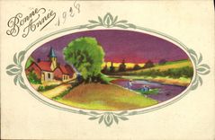 CPA Fantaisie Bonne annee