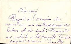 CPA Fantaisie Bonne annee