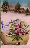 CPA Fantaisie Bonne annee