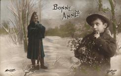 CPA Fantaisie Enfant Soldat Militaria