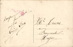 CPA Fantaisie Femme Mercure Chevaux 