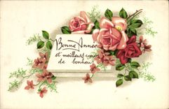 CPA Fantaisie Bonne annee