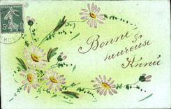 CPA Fantaisie Bonne annee