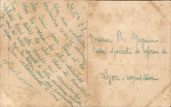 VINTAGE POSTCARD Fantaisie Women Iceskate