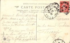 VINTAGE POSTCARD Fantasy Birds Houx Shoe