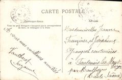 VINTAGE POSTCARD Fantasy Woman Library