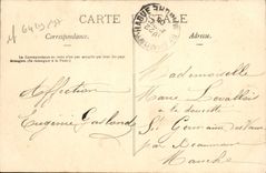 CPA Fantaisie Femme Histoire d'amour