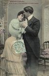 CPA Fantaisie Femme Histoire d'amour