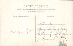 CPA Fantaisie Femme Caleche ane Mule