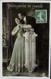 CPA Fantaisie Femme Thermometre de l'amour