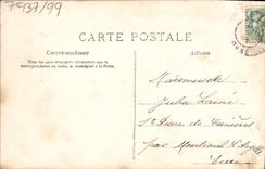 CPA Fantaisie Femme Discretement