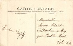 CPA Fantaisie Femme Le charmant couturier 