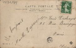 VINTAGE POSTCARD Fantasy Woman Seduction