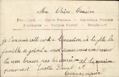 CPA Fantaisie Femme Une pensee