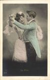 VINTAGE POSTCARD Fantasy Woman the flirt