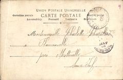 CPA Fantaisie Femme Elle flirte Eventail