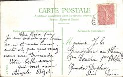 VINTAGE POSTCARD Fantasy Children the nurse