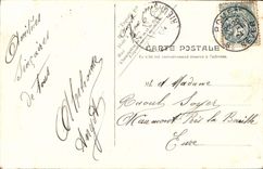 CPA Fantaisie Femme Souper champetre