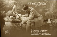 CPA Fantaisie Femme le beau voyage