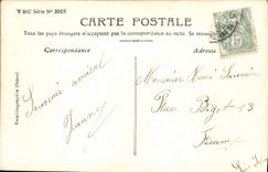 CPA Fantaisie Femme Les baisers