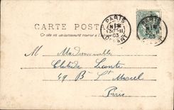 VINTAGE POSTCARD Fantasy Woman reverse of fortune