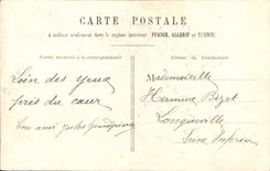 CPA Fantaisie Femme Le retour Soldat