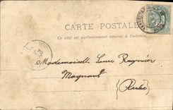 CPA Fantaisie Femme Indiscretion