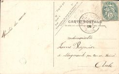 CPA Fantaisie Femme Promenade a travers champs