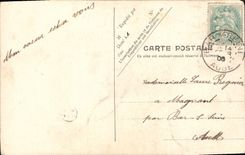 CPA Fantaisie Femme Promenade a travers champs