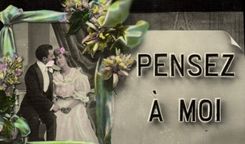 CPA Fantaisie Femme Pensez a moi