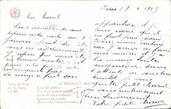 CPA Fantaisie Femme Renault Loin des jaloux