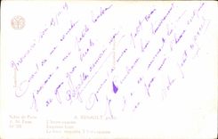 CPA Fantaisie Femme Renault L'heure exquise