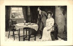 VINTAGE POSTCARD Fantasy Woman the escape Sydney Kendrick