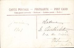 CPA Fantaisie Femme Boite aux lettres