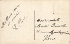 CPA Fantaisie Fleurs Vaches