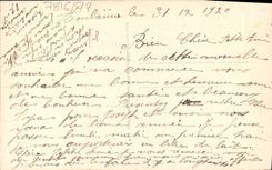 VINTAGE POSTCARD Happy Fantasy year Windmill