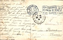 CPA Fantaisie Fleurs Avion