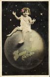 CPA Fantaisie Enfant Globe